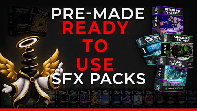 provide professional, ready to use sfx packages and musics