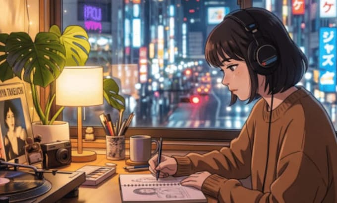 produce custom lofi beats with loop animation