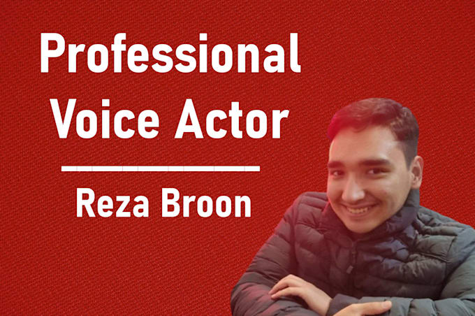 do narration and voice over for male characters
