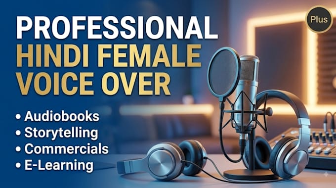 do hindi voice over for audiobooks and ads