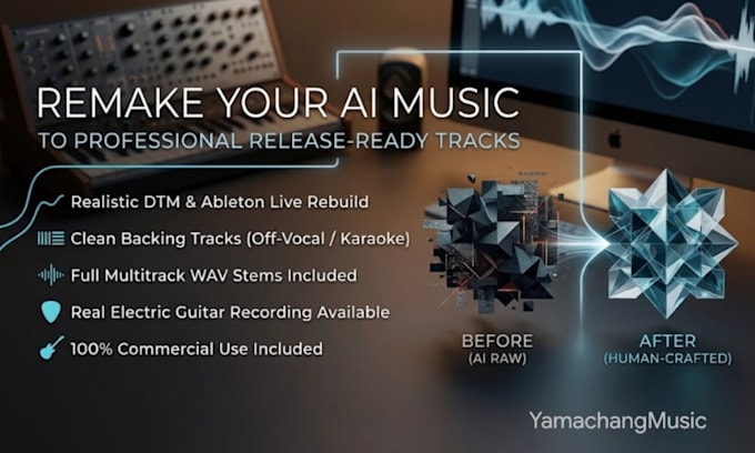 remake your ai generated song into a professional track
