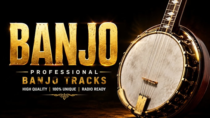 record a professional and nice banjo on your song