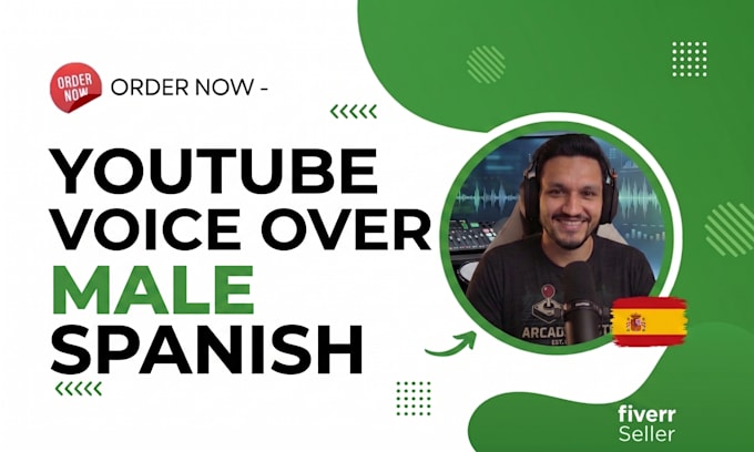 do a professional youtube voiceover in spanish