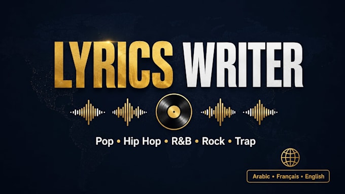 write custom pop and rap lyrics eng ab fr