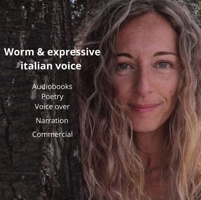 record a professionale italian voice over or audiobook narration