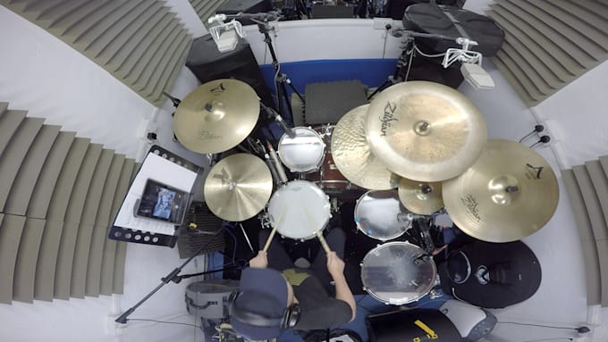 record polished country drums