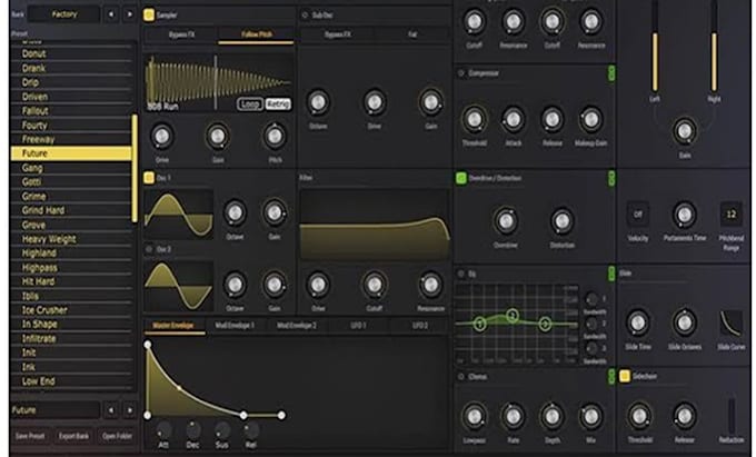 develop custom midi vst3 au plugin UI with sequencer control and modern graphics