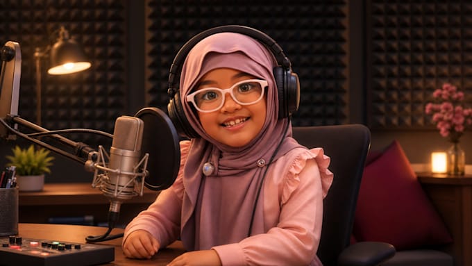 record an authentic north american child voice over