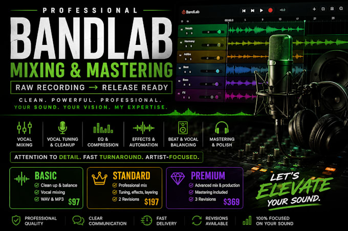 mix your song and vocals