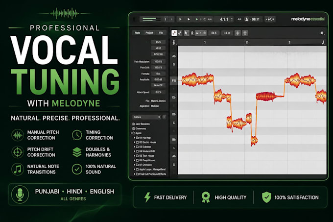 manually tune your vocals with melodyne