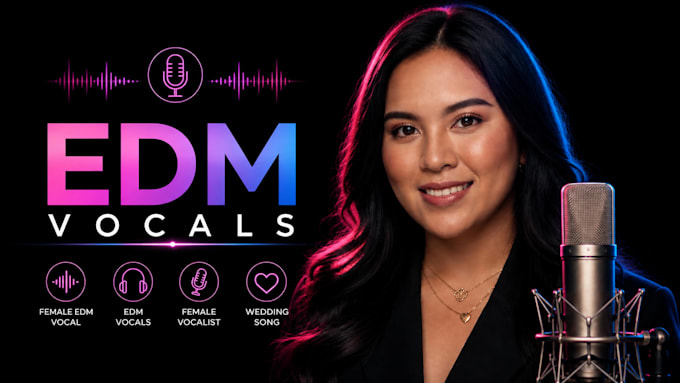 record female edm vocals for couples planning a wedding