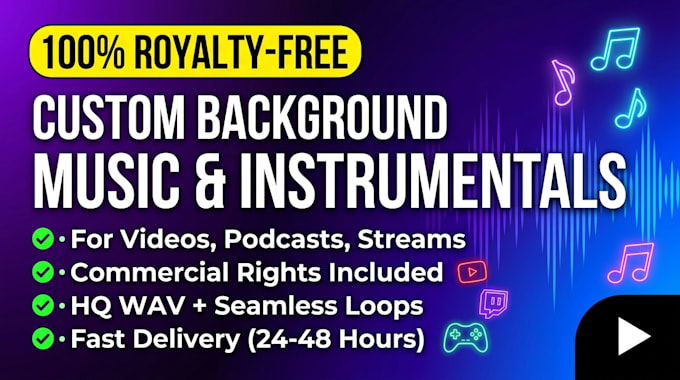 produce custom royalty free background