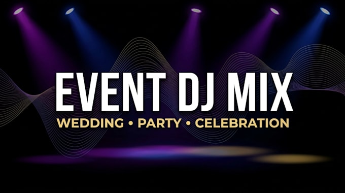 create a custom dj mix for your wedding, party or special event