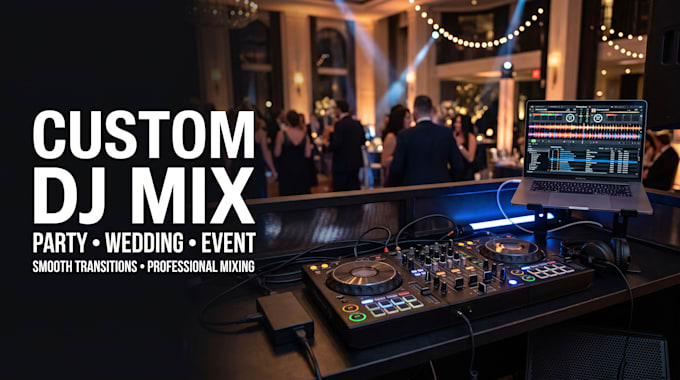 create a custom dj mix for your party, wedding, event or celebration