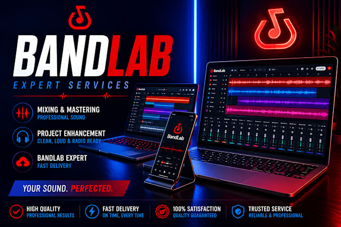 do professional bandlab mixing and mastering with clarity