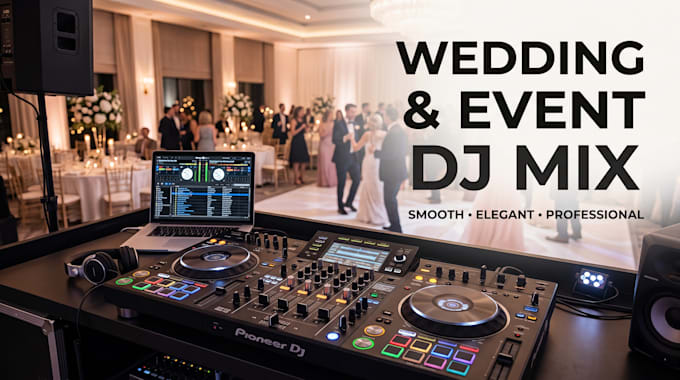 create a professional wedding and event dj mix for your special occasion
