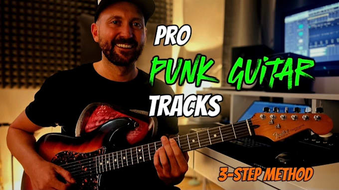 record modern punk guitar tracks for your song