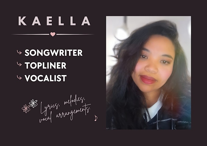 write your topline melody and lyrics