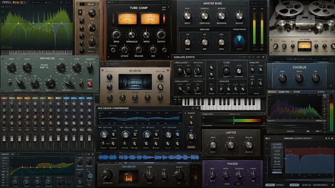 develop custom vst audio plugin, audio software, au plugin, juce, gui design
