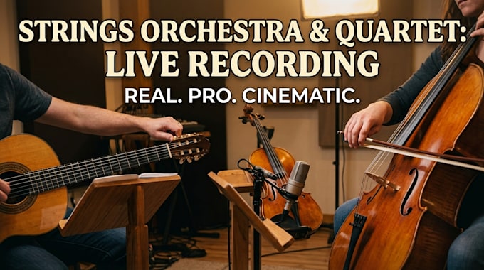 record a real professional string