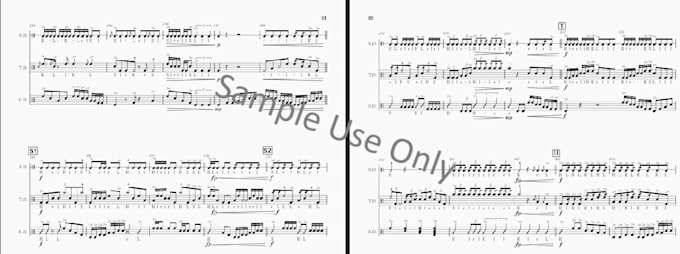 arrange or compose anything percussion related