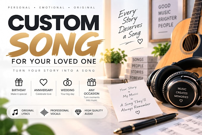create a personalized song for your loved one