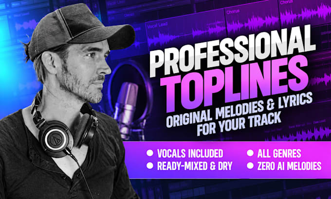 write and record your professional topline as a singer songwriter