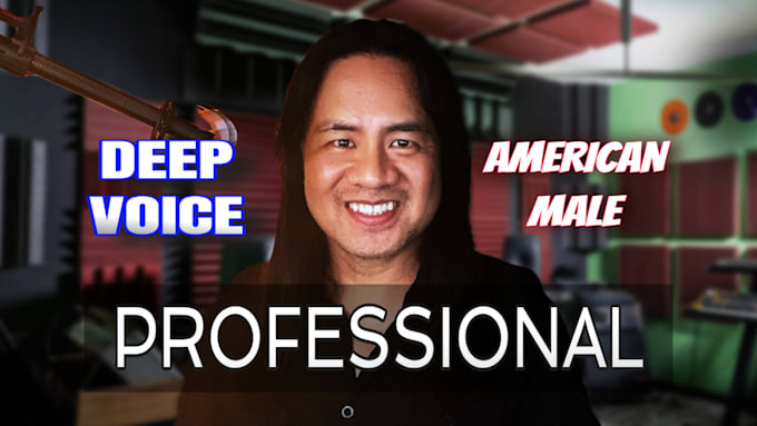 be your deep voice american male voice over