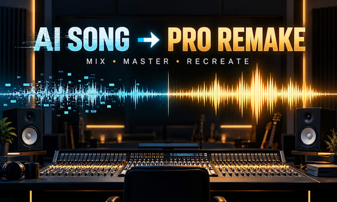 professionally remake your suno or ai generated song