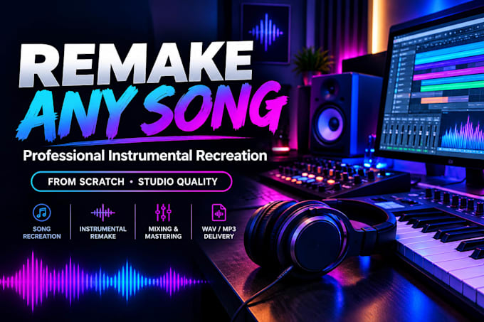 remake and recreate any song to avoid copyright