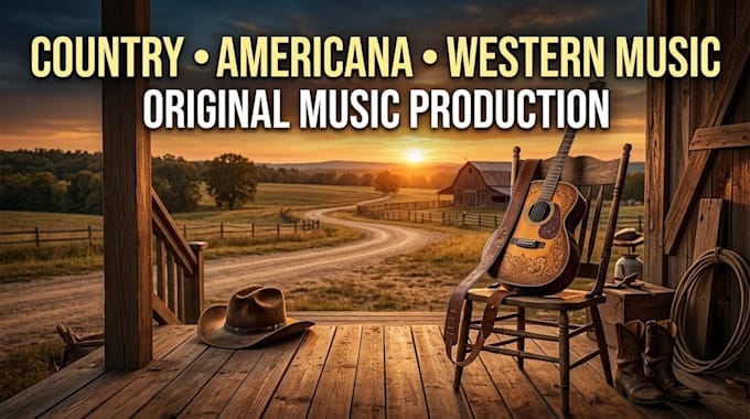 create authentic country americana and western music