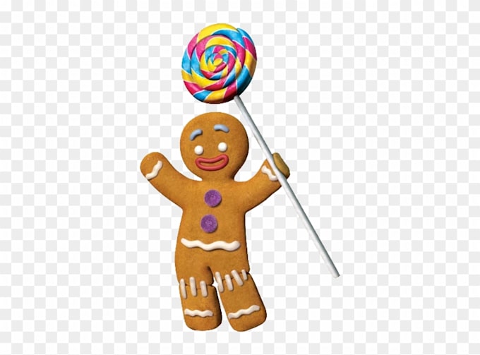 voice act as the gingerbread man
