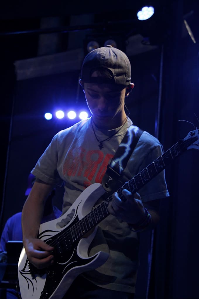 write and record worship electric guitar parts
