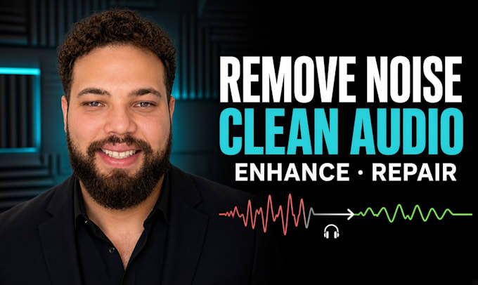 remove background noise and clean your vocal or podcast audio