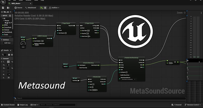 create audio system in unreal engine 5 metasounds
