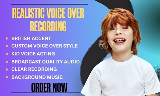 record kid voiceover for child voiceover for commercial cartoon characters voice