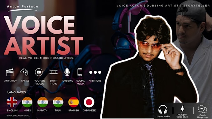 do character voices and voice acting in multiple languages