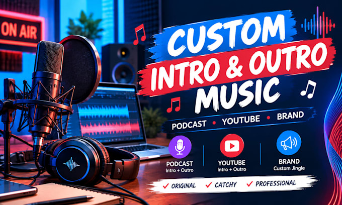 create custom intro and outro music