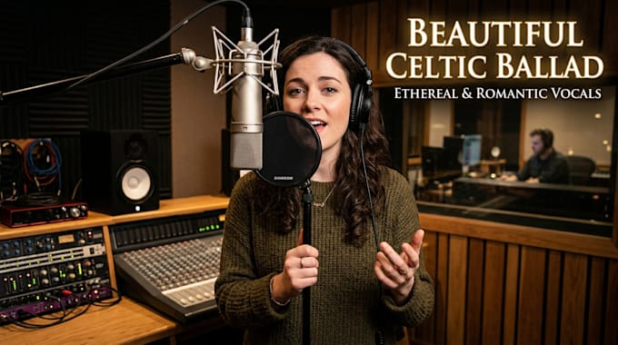 record authentic medieval celtic folk flute and vocals