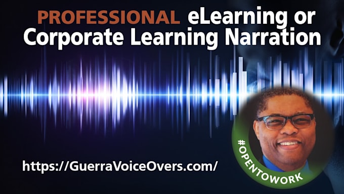 narrate elearning or corporate training