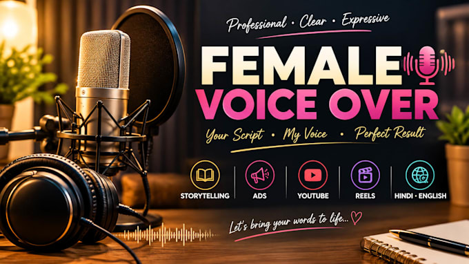 do clear and expressive voice narrations for you