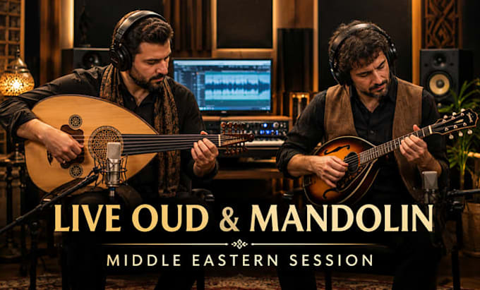 authentic middle eastern oud, mandolin tracks for your song