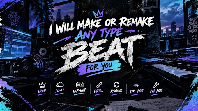 make or remake any type beat for you