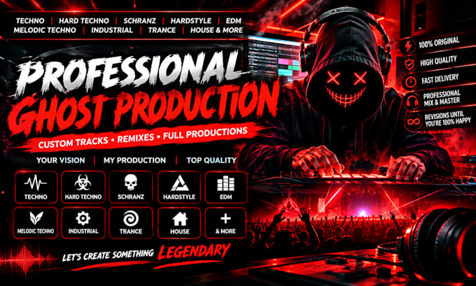be your techno ghost producer hard industrial schranz