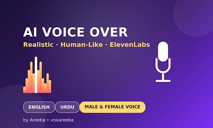 create realistic ai voice over using elevenlabs
