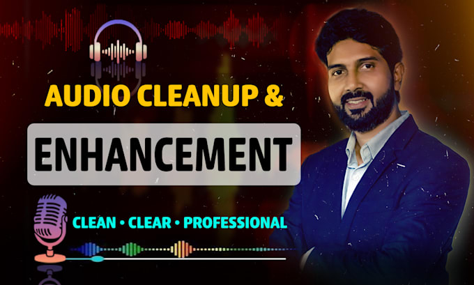 clean up and enhance your audio with noise reduction