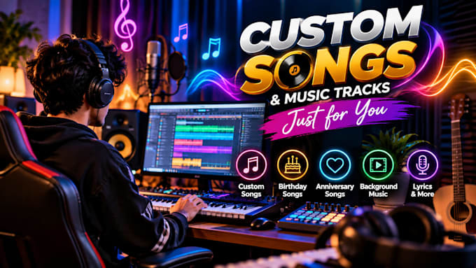 create original custom songs and music tracks