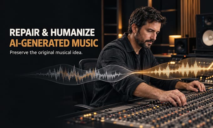 repair and humanize ai generated music