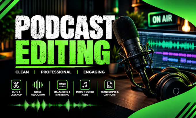 do your forensic podcast or beats dialogue cleanup, audio editing, audio setup