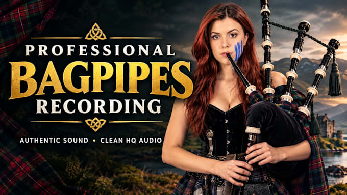 professionally record bagpipes for your song or project